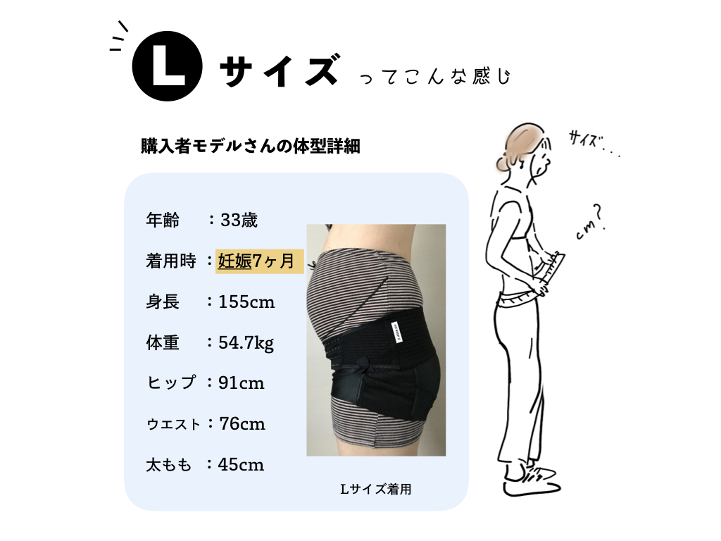 フィットキープ2骨盤ベルト：Lサイズの着用感【妊娠中】 | CLOVERC ...